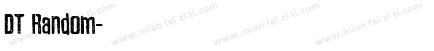 DT Random字体转换